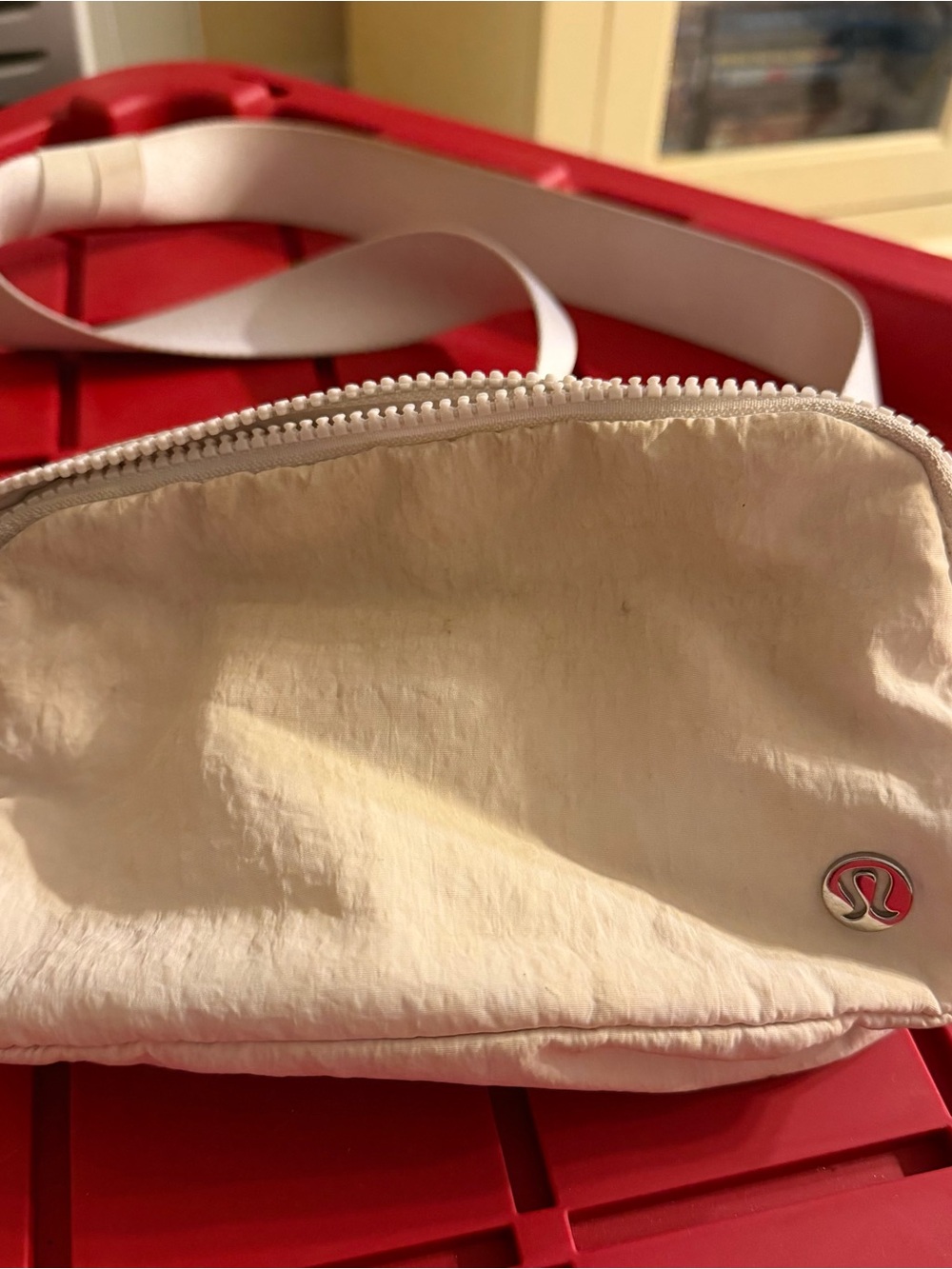 lululemon athletica Cream White Crossbody Sling